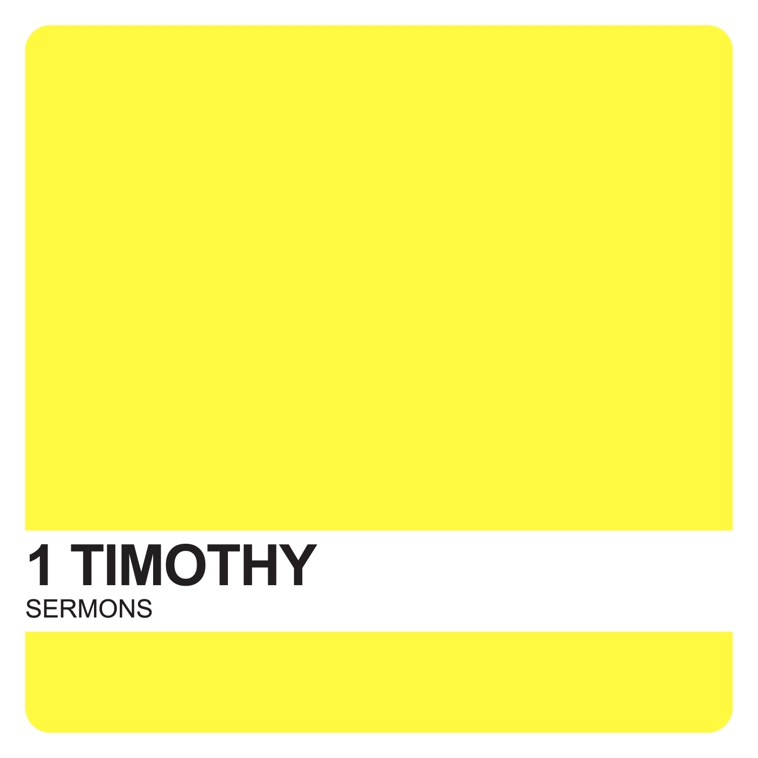 1 Timothy Sermons Archives - Covenant United Reformed Church cover art