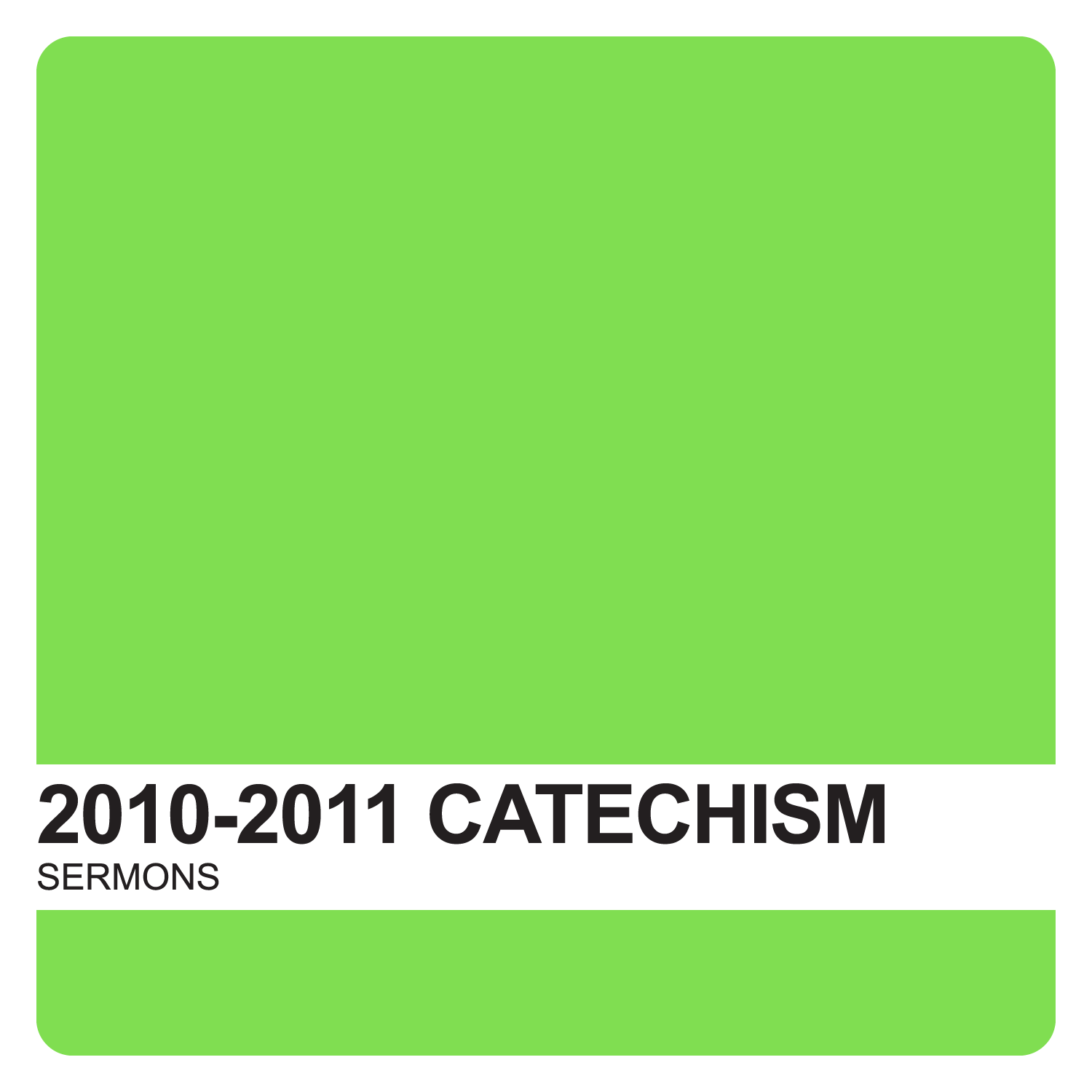 Our Exclusive Amen (LD 52; Psalm 16) | 2010-2011 Catechism Sermons